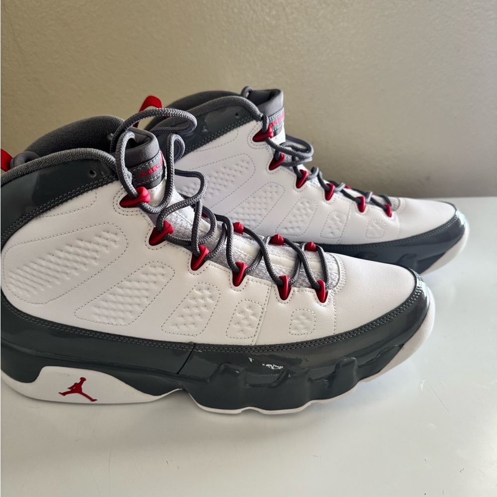 Air Jordan White and Gray Sneakers